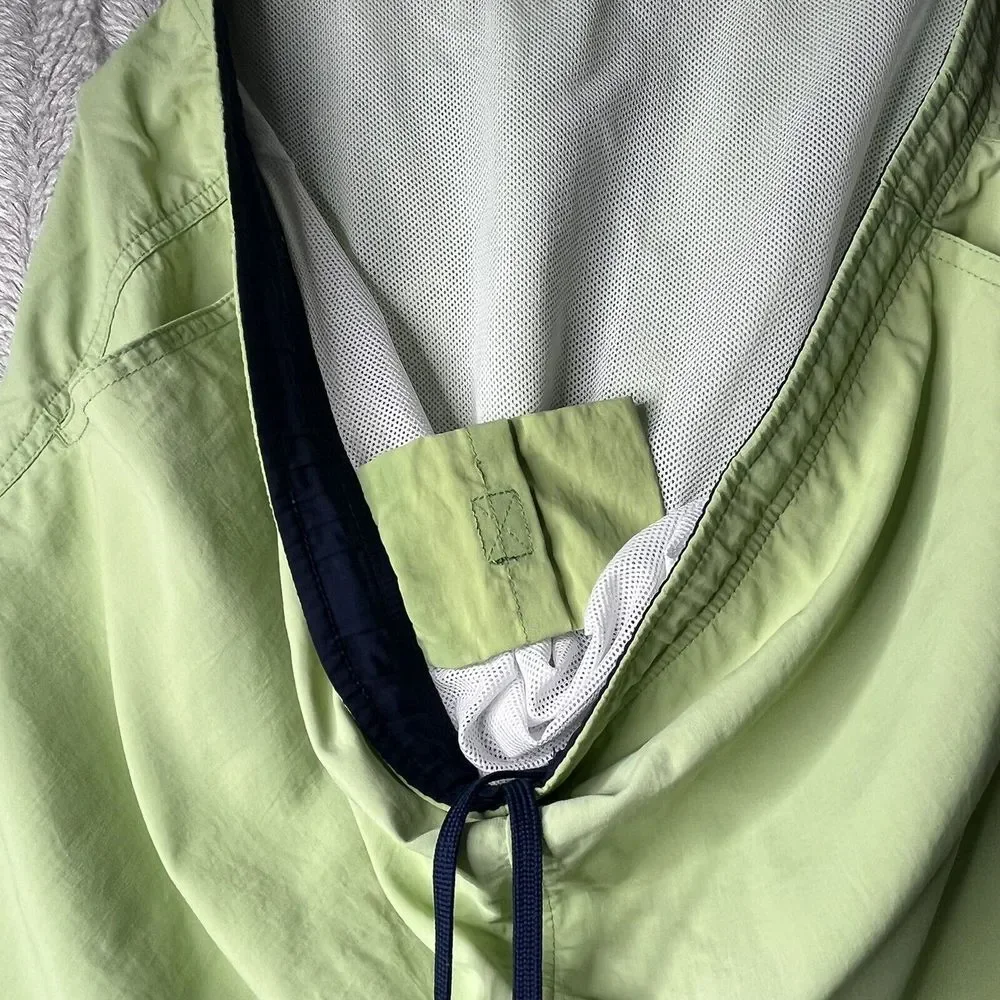 LL Bean Men's Classic Supplex Nylon Board Shorts Lined Large‎ Green Pocketed
